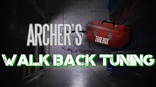 Archers Toolbox Walk Back Tuning