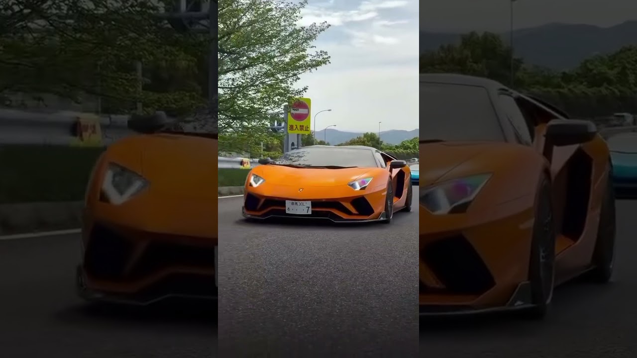 Millions in Custom Lamborghinis Take Over Japan 😱 #Shorts