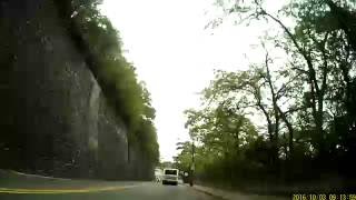 NJ Transit Bus goes 45 in 25mph zone and blows red light