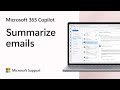 How to summarize emails with Microsoft Copilot | Microsoft