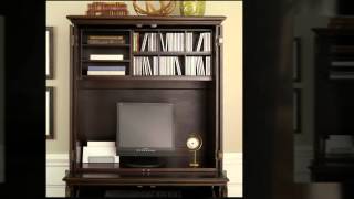 Sauder Harvest Mill Panel TV Stand for TVs up to 43″, Abbey Oak Finish Computer Armoire ,Sauder computer armoire, computer armoire desk