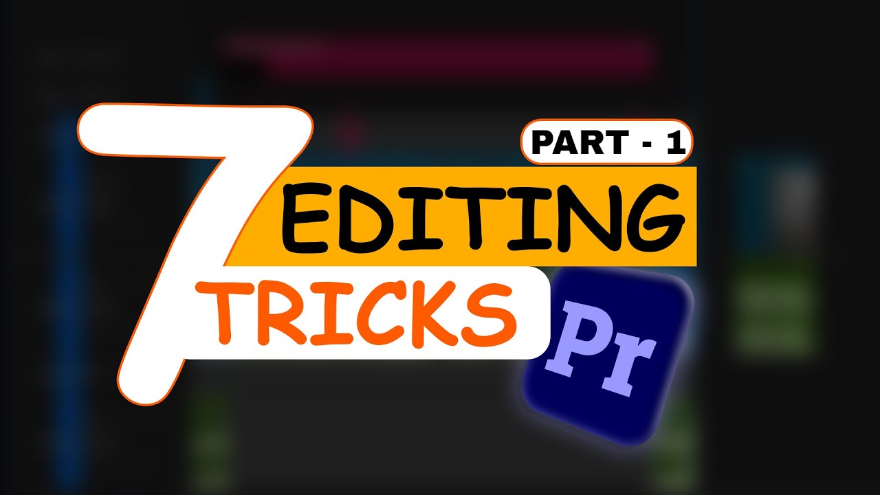 Want to EDIT FASTER in Premiere Pro Watch This NOW - YouTube