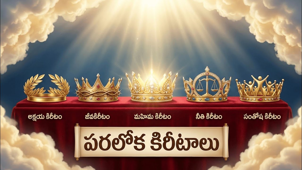 5 Crowns in the Bible Explained in Telugu