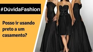 ir de preto a casamento
