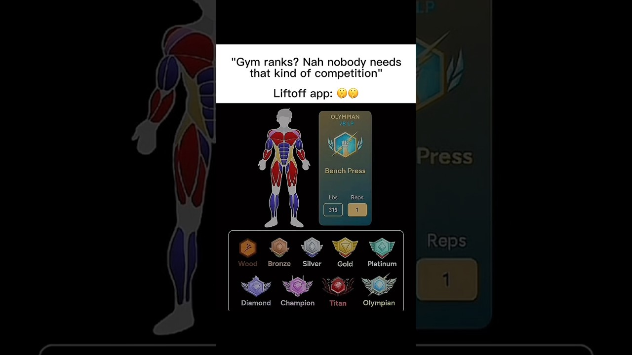 Make sure to track your workout on Liftoff 🤝