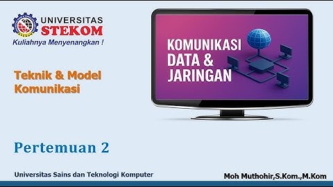 Pertemuan 2 - Komunikasi Data & Jaringan | #pert2