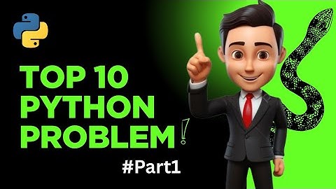Top 10 Python Problem Challenge (For Beginner) | Part 1 #techbywebcoder