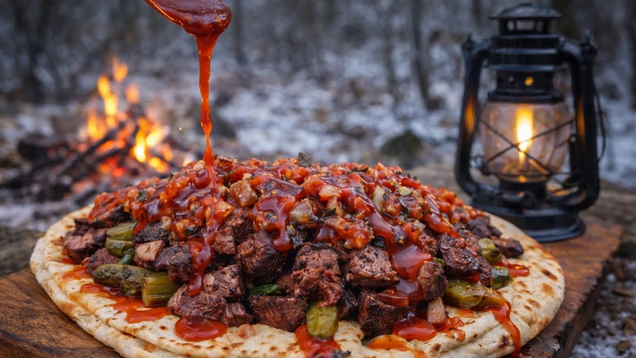 Outdoor Cooking in -10°C ❄️🔥 