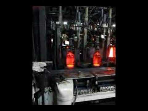 Owens Illinois Plant 17, Clarion, PA. Making beer bottles, acid containers, and starbucks frappuccino bottles. The heat is intense and the roar of the furnaces is deafening. Fun stuff! It's not everyday you get to see molten glass flying across the room.