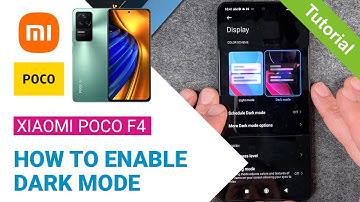 Xiaomi POCO F4 - How to enable Dark Mode • 📱 • ⚫️ • 😎 • Tutorial