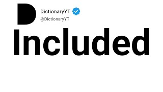Included Synonyms | Thesaurus | Similar Words 