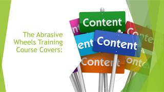 Abrasive Wheels Training Course