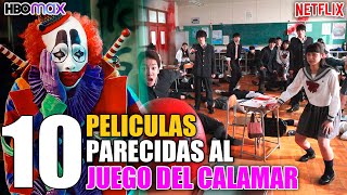 10 Peliculas PARECIDAS al Juego del Calamar!