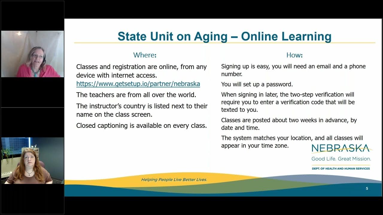 Live Digital Literacy Training for Seniors sponsored by the