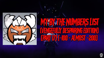 My By The Numbers List (Vengefully Despairing Edition) (Part 17)