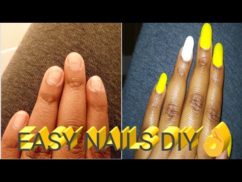 SIMPLE 5 MINUTES NAIL DIY | KENYAN YOUTUBER - YouTube