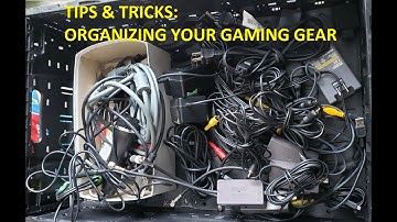 How to Organize Your Video Game Cables & Controllers - Tips & Tricks