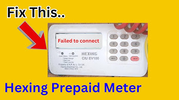 Hexing Meter Failed to Connect (Quick fix)
