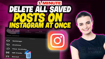 How to delete all saved posts on instagram at once 2024 (Quick & Easy)