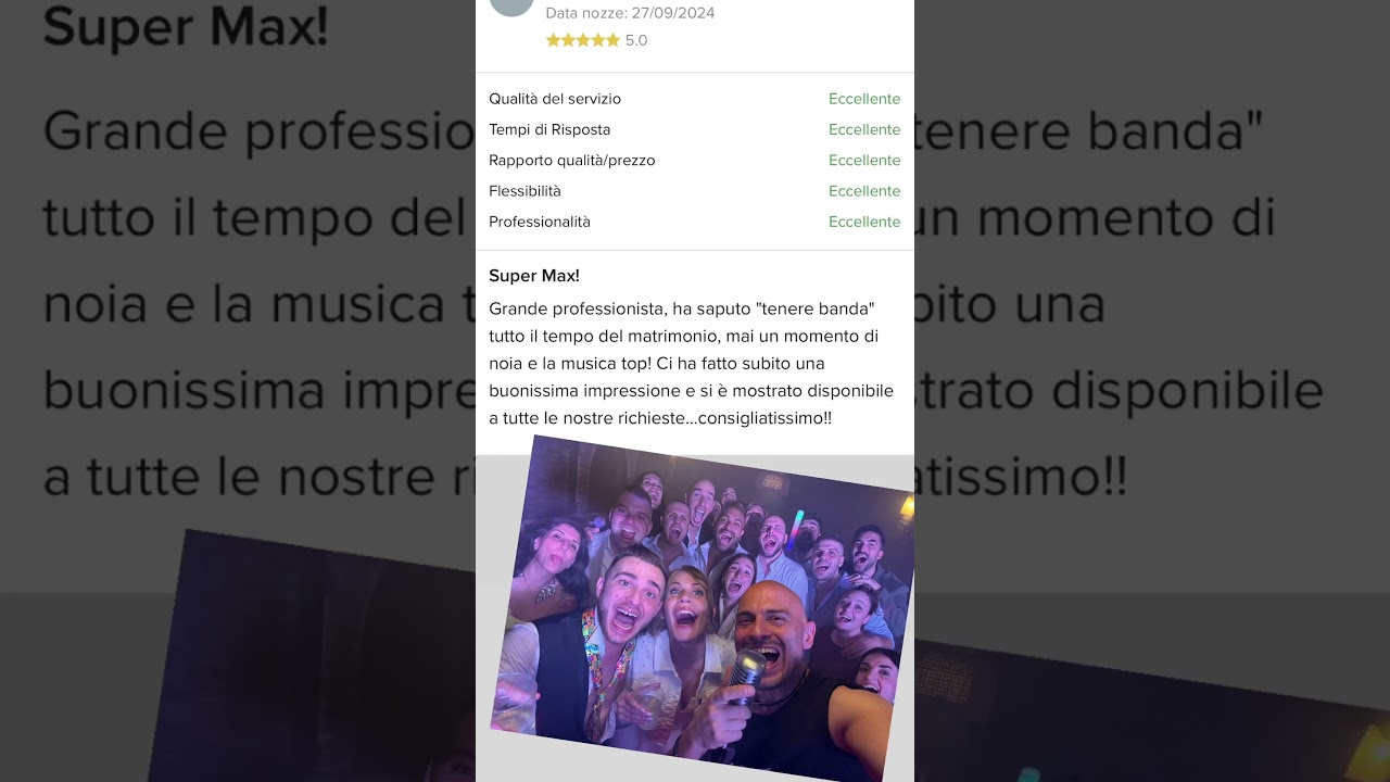 Macs Drago wedding dj Tuscany