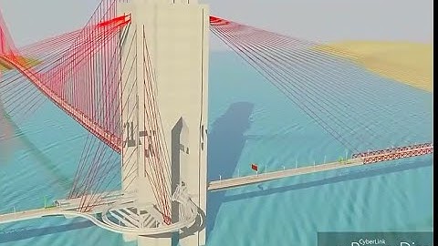 3DSMAX Rendered animation | The Hypothetical 2nd Padma Bridge |