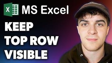 How to Excel Keep Top Row Visible (Full 2024 Guide)