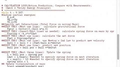 Physics 1 Lab 4: Spring Oscillation