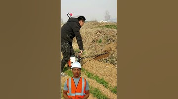 Digging machine that can dig pits horizontally #fcnfm #shorts