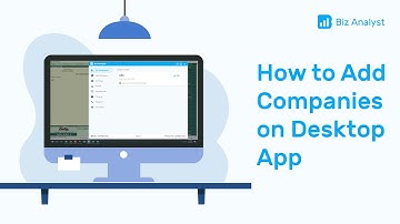 Biz Analyst: Tally on Mobile - How to Add companies