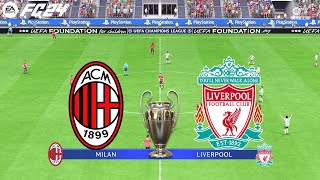 FC 24 | AC Milan vs Liverpool - UCL UEFA Champions League - PS5™ Full Match & Gameplay
