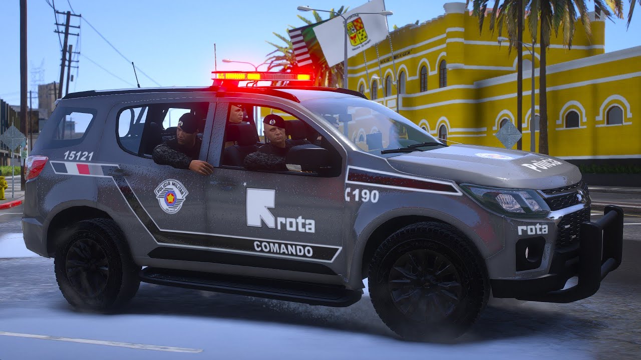 CRIMINOSOS ARMADOS CONFRONTAM A ROTA | GTA 5 POLICIAL