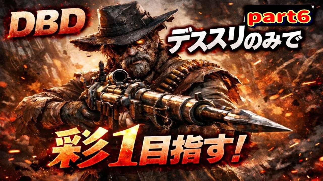 【DBD】デススリンガーのみで彩１目指す！！　part6【実況】