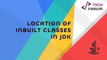 Where is the inbuilt classes of Java located?