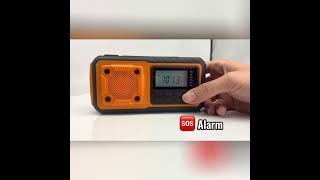 5000mAh/18500mWh Emergency Hand Crank Radio,AM FM NOA