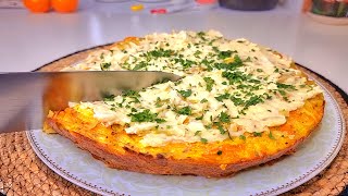 Better than pizza! Just grate 3 potatoes and add eggs Simple and delicious ‍