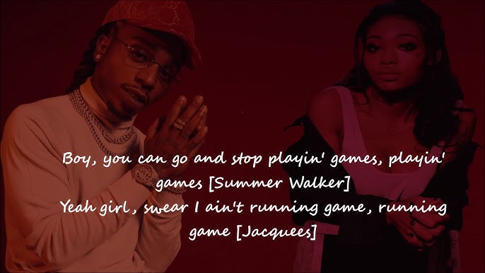 Jacquees - Playing Games / Get It Together (Quemix) 