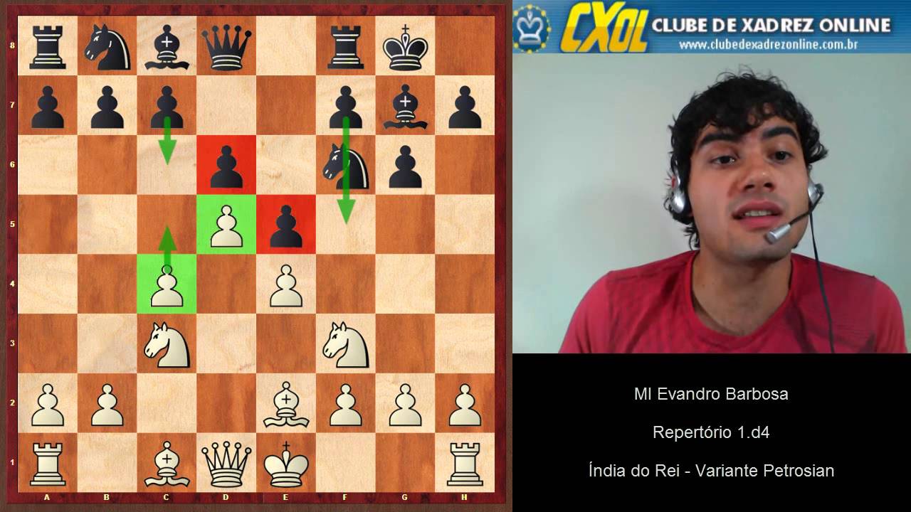 O mundo do xadrez on X: Hoje vamos conhecer a Defesa Índia do Rei