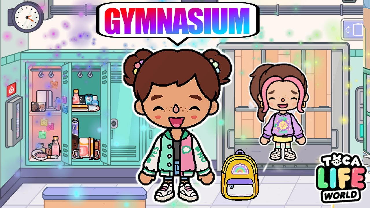 GYMNASIUM 🏫 mit GEHEIMEN RAUM in TOCA BOCA Toca Life World Update YouTube