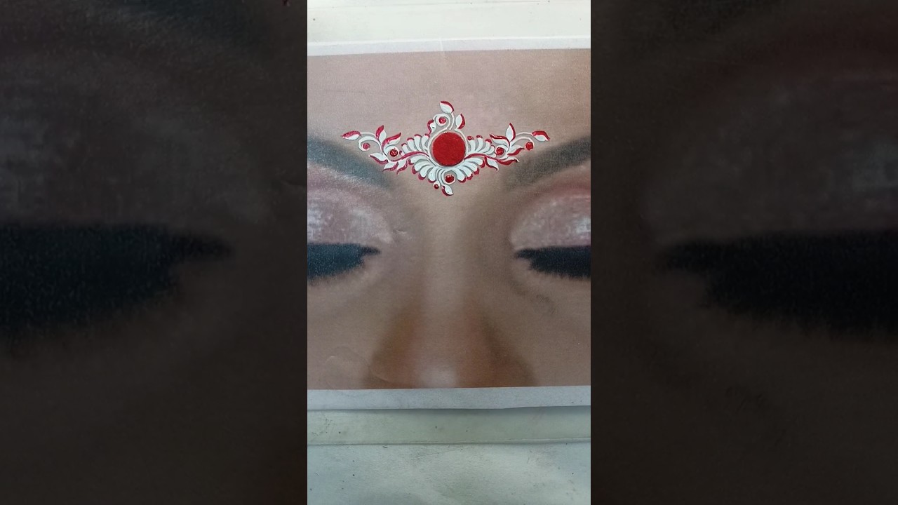 bridal bindi design highlights ❤️ kolka design highlights 🥰 