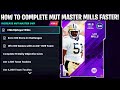 THE FASTEST WAY TO COMPLETE MUT MASTER! GET 94 SAM MILLS FASTER! | MADDEN 21 ULTIMATE TEAM