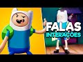 o que o Finn fala para os personagens no Multiversus?