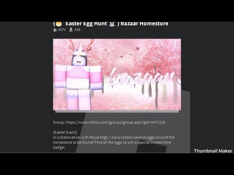 Royal High Ester Egg Hunt Bazaar Homestore Roblox Youtube - royal high ester egg hunt bazaar homestore roblox