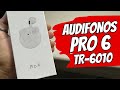 Audifonos PRO 6 TR-6010 Unboxing + Review en Español ¿VALEN LA PENA?