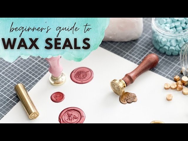 Wax Stamp Kit - 16 Colors Quick Melt WaxGun 4 Wax Stamp Seal Heads