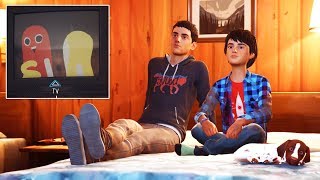 Life Is Strange 2 Sean And Daniel Watching Hawt Dog Man Cartoon Show