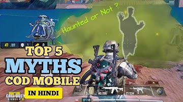 Top 5 Mythbusters In Call Of Duty Mobile In Hindi । COD Mobile Tips And Tricks । CODM Myths #5