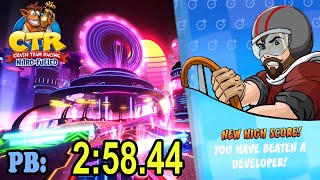 Electron Avenue -  2:58.44 (PB) Time Trial | Crash Team Racing (CTR: NF)