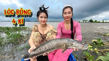 Vừa Kéo Lưới Dính Ngay “ CÁ KHỦNG 4 kí “ Trên Đồng Nước Nổi Rừng Tràm | Lộc cá lăng 