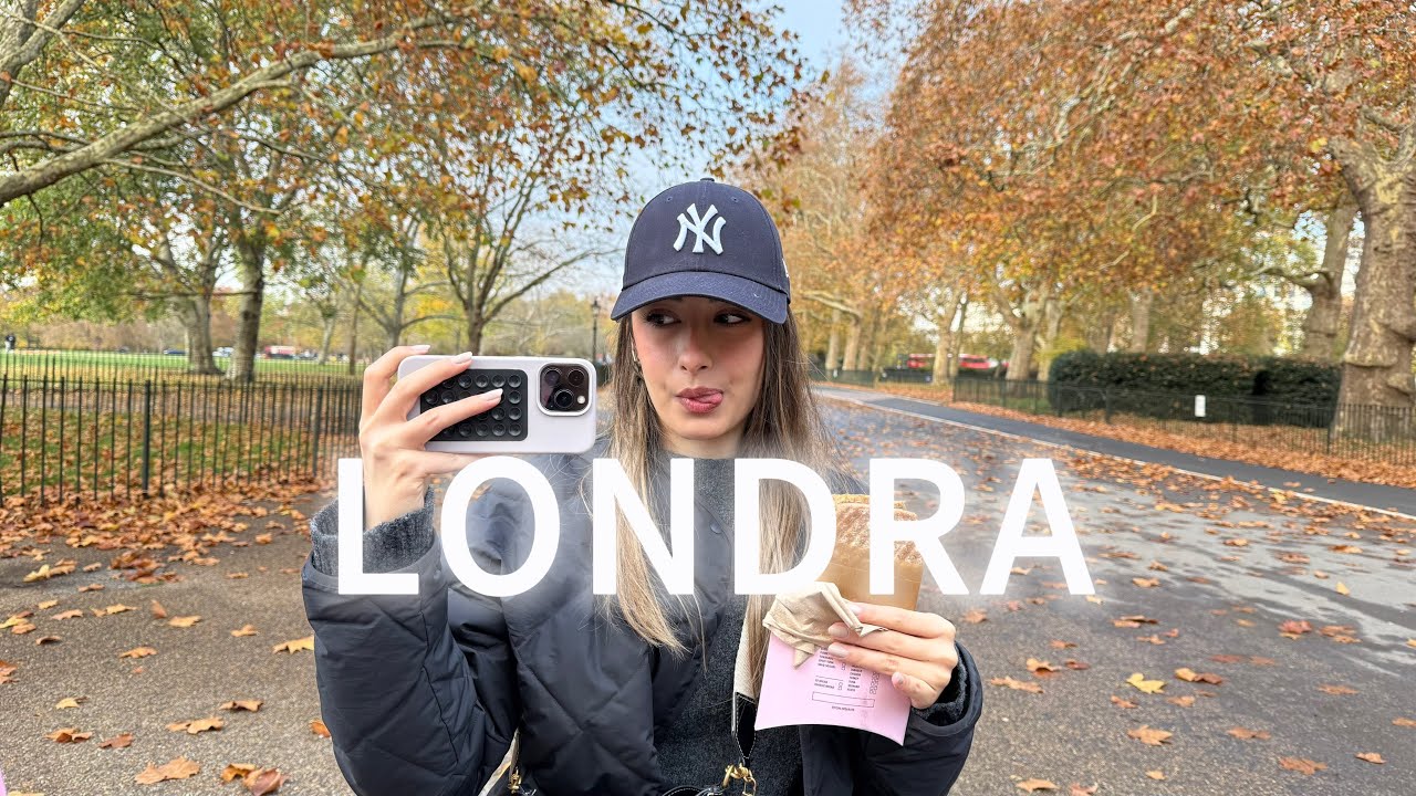 Sonbaharda Londra Vlog🍂🍁 Just eating🤙🏻🤙🏻
