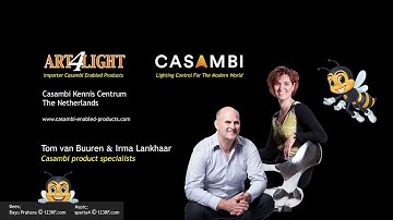 Casambi scenes kopiëren en dimmen